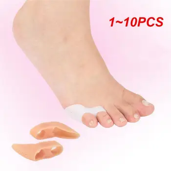 1 ~ 10 шт. Протектор пальца ноги предотвращает трение Улучшает состояние вальгусной деформации стопы Коррекция смещенных пальцев ног Облегчение болезненных пальцев ног Корректор пальца ноги