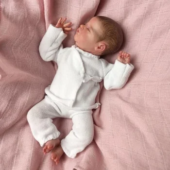 10-дюймовые миниатюрные куклы Baby Reborn Уже готовые новорожденные Real Touch Soft Silicone Vinyl 3D Painted Visible Veins Doll