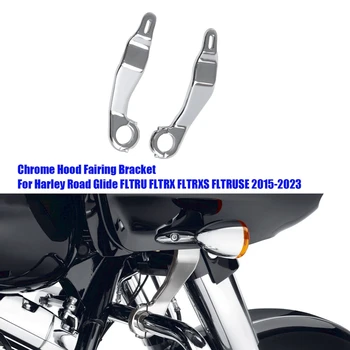 1Пара кронштейн капота мотоцикла для дорожного скольжения FLTRU FLTRX FLTRXS FLTRUSE 2015-2023 Комплект крепления опоры обтекателя