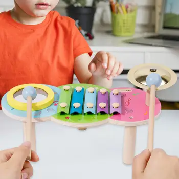 2 шт. Монтессори Перкуссионный инструмент Сенсорная игрушка Раннее обучение Развивающие игрушки для детей дошкольного возраста в возрасте от 3 до 10 лет Мальчики Девочки