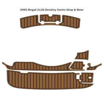 2005 Re-gal 2120 Destiny Плавательная платформа Носовая подушка Лодка EVA Пенопласт Тик Палубный коврик