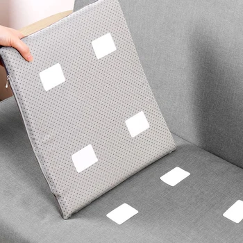 5шт - наклейки против набега и скольжения, квадратные простыни, диван фиксированный Velcro