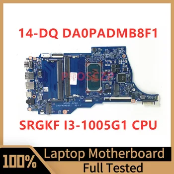 DA0PADMB8F1 материнская плата для ноутбука HP Pavilion 14-DQ 14S-DQ с процессором SRGKF i3-1005G1 100% полностью протестирована и работает хорошо