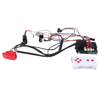 DIY Детский жгут проводов для электромобилей с проводом, переключателем и приемником дистанционного управления 4WD Ride On Toys Parts