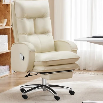 Gamer Кожаный стул Ofice Кресло для руководителей Компьютер Recliner Колеса Ofice Chair Игровой дизайн ПК Fotel do Biurka Домашняя мебель