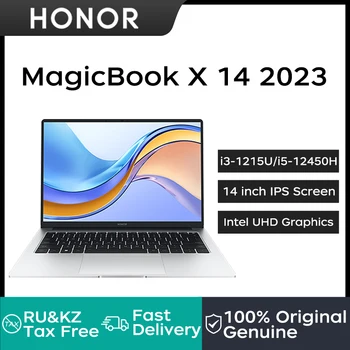 Huawei Honor MagicBook X 14 2023 Ноутбук 14-дюймовый IPS-экран i5-12450H 16 ГБ 512 ГБ Ноутбук Intel UHD Graphics Нетбук Компьютер ПК