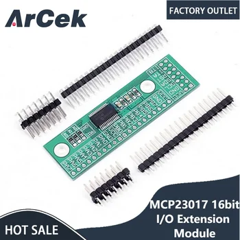 MCP23017 16-битный модуль расширения ввода-вывода Блок питания Интерфейсная плата I2C Конвертер IIC в GIPO 25mA1 Диск для Arduino C51