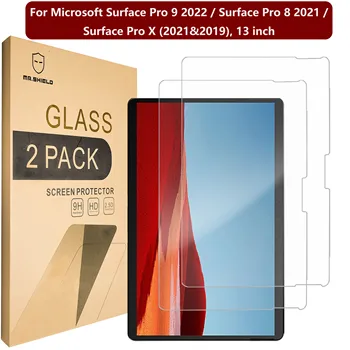 Mr.Shield [2 шт.] Разработано для Microsoft Surface Pro 9 2022 г. / Surface Pro 8 2021 г. / Surface Pro X (2021 и 2019 гг.), 13 дюймов