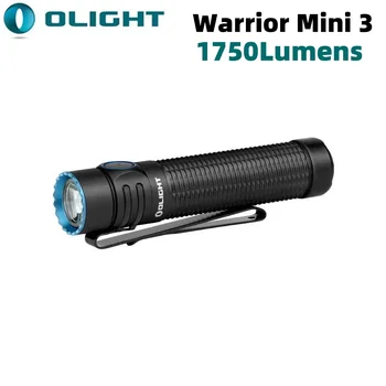 Olight Warrior Mini 3 Портативный тактический фонарь 1750 люмен Перезаряжаемый магнитный фонарик 240 метров Встроенный аккумулятор