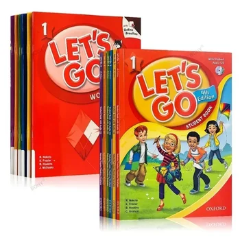 Oxford Let's Go Student Book 4-е издание Новые уроки фонетики и чтения, чтобы помочь детям бегло читать книги ESL