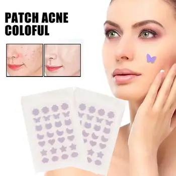 Star Pimple Patch Acne Colorful Invisible Acne Removal Spot Care Concealer Tool Skin Originality Beauty Face Makeup Y2K Sti S1E6