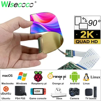 Wisecoco Гибкий дисплей 6-дюймовый OLED 2K 2880x1440 IPS Amoled Гибкий экран 60 Гц Альбомная по умолчанию Плата драйвера