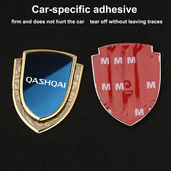 Автомобильная наклейка Эмблемы Боковой щит Автомобильный стайлинг Логотип Значок Авто Кузов Стекло Наклейка Для Nissan QASHQAI с логотипом Аксессуары для автомобиля