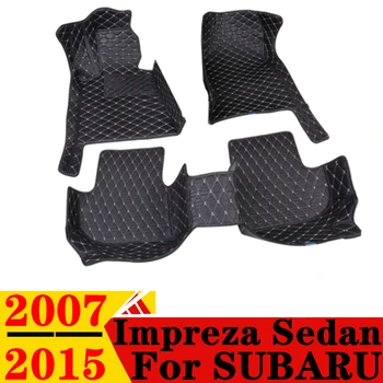 Автомобильные коврики для SUBARU Impreza Sedan 2007-2015 Водонепроницаемый XPE Кожа Custom Fit Передняя и задняя часть покрытия FloorLiner Ковер