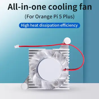Алюминиевый вентилятор охлаждения для платы разработки Orange Pi 5 Plus Тепловое излучение для радиатора материнской платы Orange Pi5 Plus Z1R0