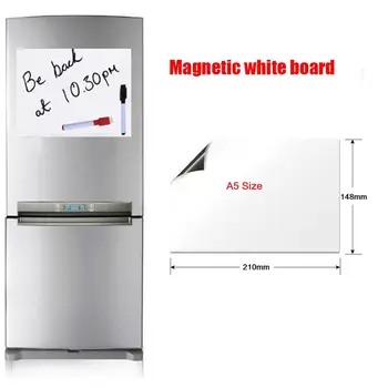  Белые доски Домашние кухонные принадлежности Магнитная доска Магнитная доска Магнит на холодильник размера A5