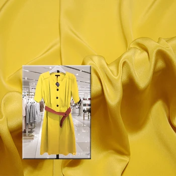 Высококачественная тяжелая шелковая ткань крепдешин 30 мм мягкая рубашка платье крепдешин шелковая ткань оптом шелковая ткань 114 см