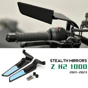 для Kawasaki Z H2 1000 Аксессуары Стелс-зеркала ZH2 Мотоцикл Регулируемый винглет ZH2 1000 Детали 2021 - 2023 Алюминий