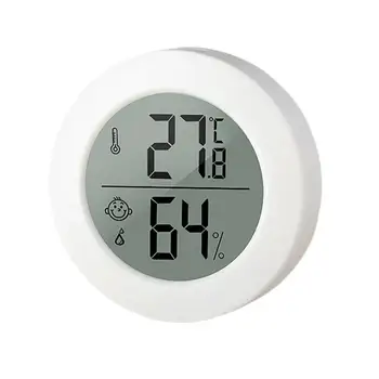  Долговечный ЖК-дисплей Цифровой внутренний термометр Гигрометр Монитор температуры и влажности для домашней теплицы Сад