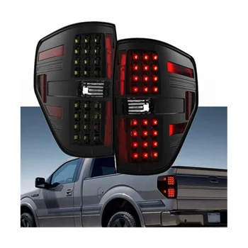 задние правые светодиодные задние фонари задние стоп-сигналы Контрольная лампа рулевого управления для пикапа Ford F150 2009-2014 Дым