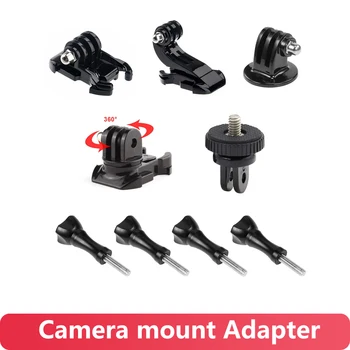 Комплект аксессуаров для экшн-камеры Адаптер для крепления штатива Быстросъемное крепление с пряжкой для Gopro Hero 12 11 10 9 8 Insta360 DJI osmo