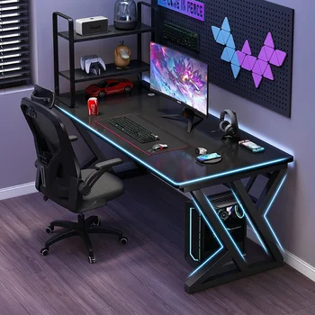 Компьютерный стол, настольный, домашний киберспортивный стол и набор стульев, простой офисный стол, спальня, письменный стол