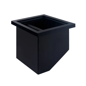Коробка для кофейной гущи Коробка для выбивания порошка кофейных отходов Встроенная коробка для выбивания с наклонным горлышком