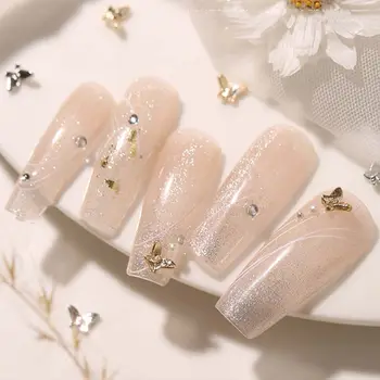 Мода Украшения для ногтей Японский стиль Сплав 3D Дизайн ногтей Ювелирные изделия Дизайн ногтей Подвески Бабочка Стразы для ногтей Украшение для ногтей