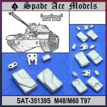 Модели Spade Ace SAT-35139S в масштабе 1/35 M60/M48 T97 Специальная металлическая гусеница