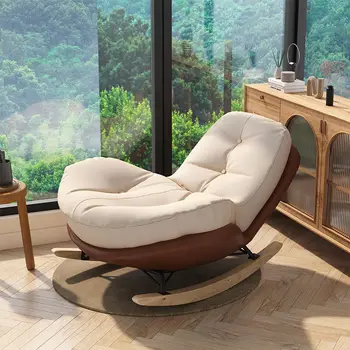 Мягкая ручка кресла с одной реклайнерой Современное роскошное удобное кресло Удобное ленивое Sillon Relax Откидывающаяся мебель для парасалона