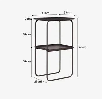 Новая скандинавская гостиная 2 яруса прямоугольный металлический диван приставной столик журнальный поднос стол Draht Tisch Промышленная мебель