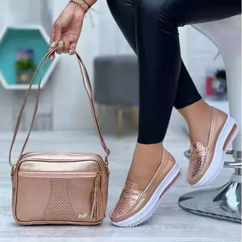 Новые женские модные кроссовки Платформа Спортивная обувь Женская обувь Комфорт Летняя женская обувь в предложении 2023