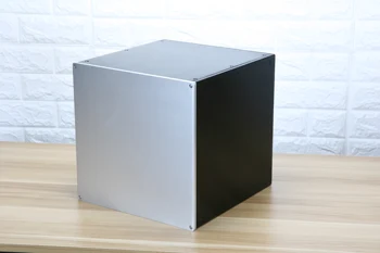 Полностью алюминиевый блок питания DIY коробка изоляция шасси трансформаторная коробка улучшенная коробка блока питания пустая панель усилитель мощности шасси