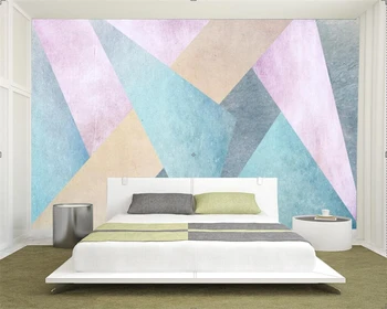 Пользовательские обои фото европейский геометрический фон домашний декор гостиная спальня детская комната фреска 3d обои