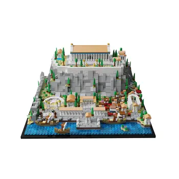 Самая известная модель Акрополя с ареной, храмами 1940 штук MOC Build