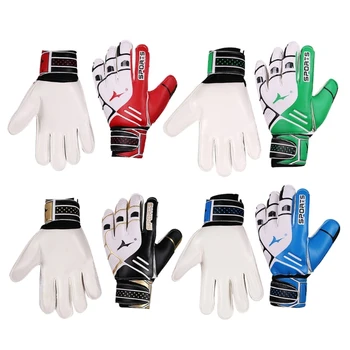 Футбольные вратарские перчатки для детей Футбольные вратарские перчатки с защитой пальцев