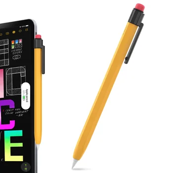  Чехол для стилуса Силиконовый чехол для ручки для Apple Pencil 1 2 Цвет Подходящий защитный чехол для стилуса Нескользящий ручка для iPad с защитой от падения 2 1 крышка